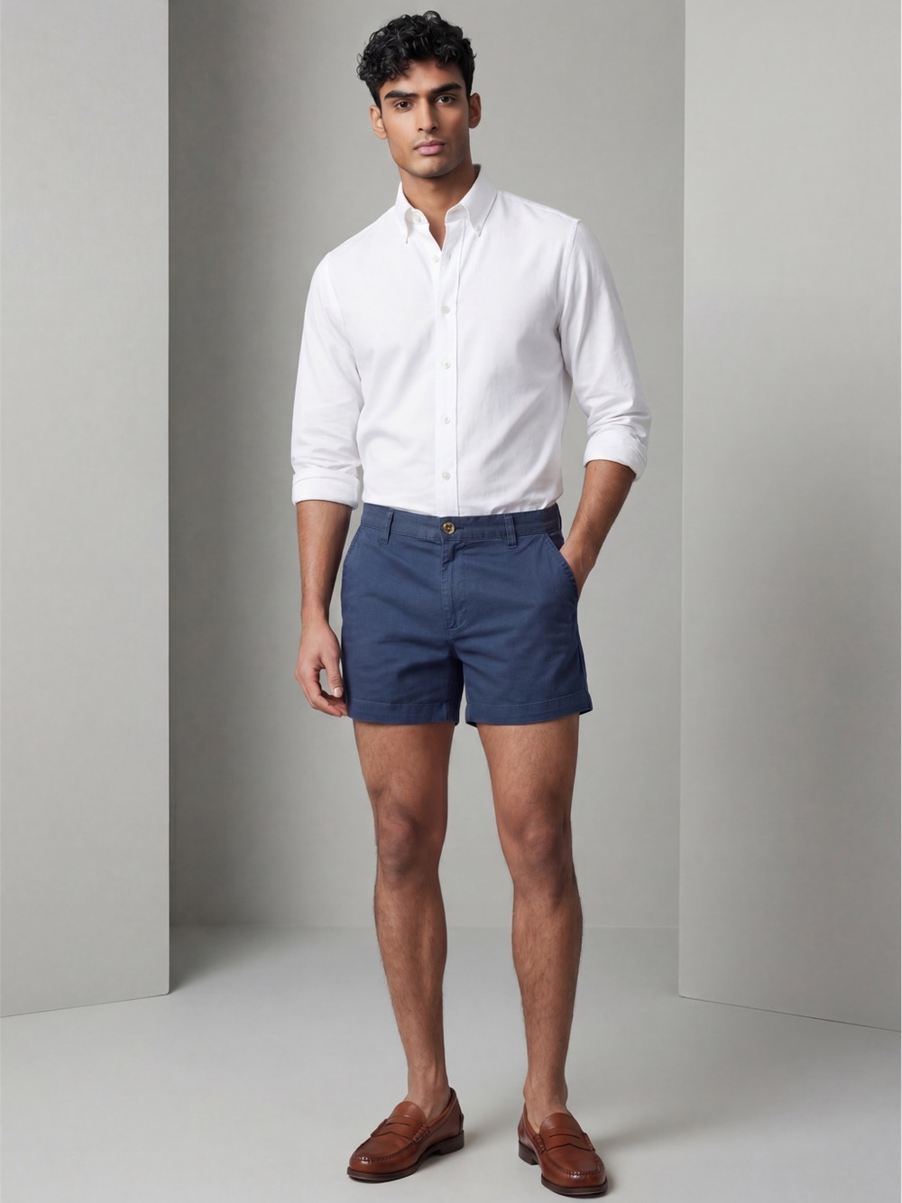 Chubbies Men’s Navy Chino Shorts Size 30 5.5 Inseam Preppy Casual Golf Summer
